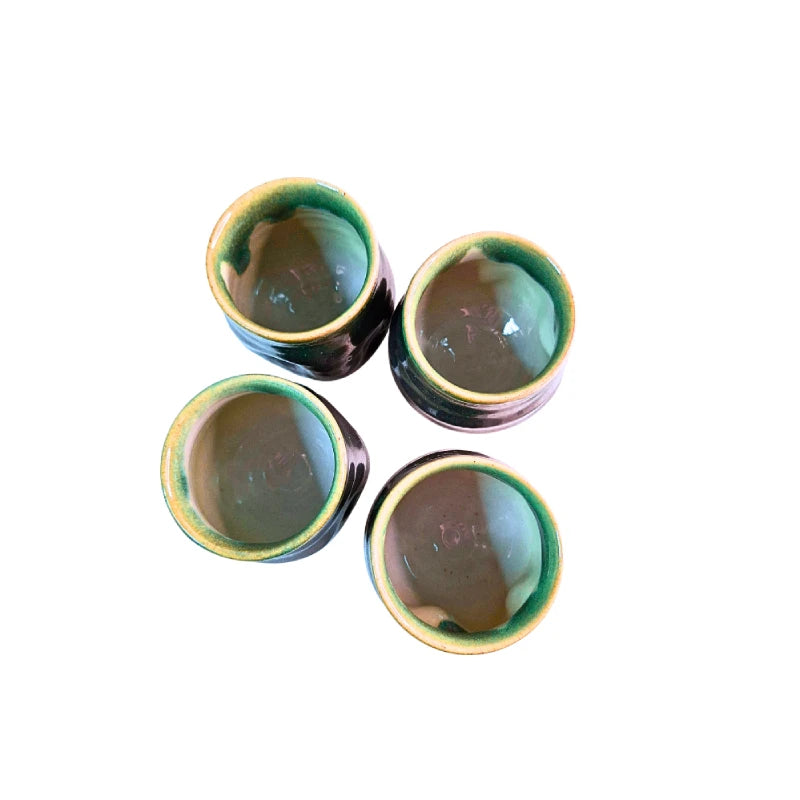 AGANO YAKI tetera japonesa yunomi cerámica yokode kyusu SET