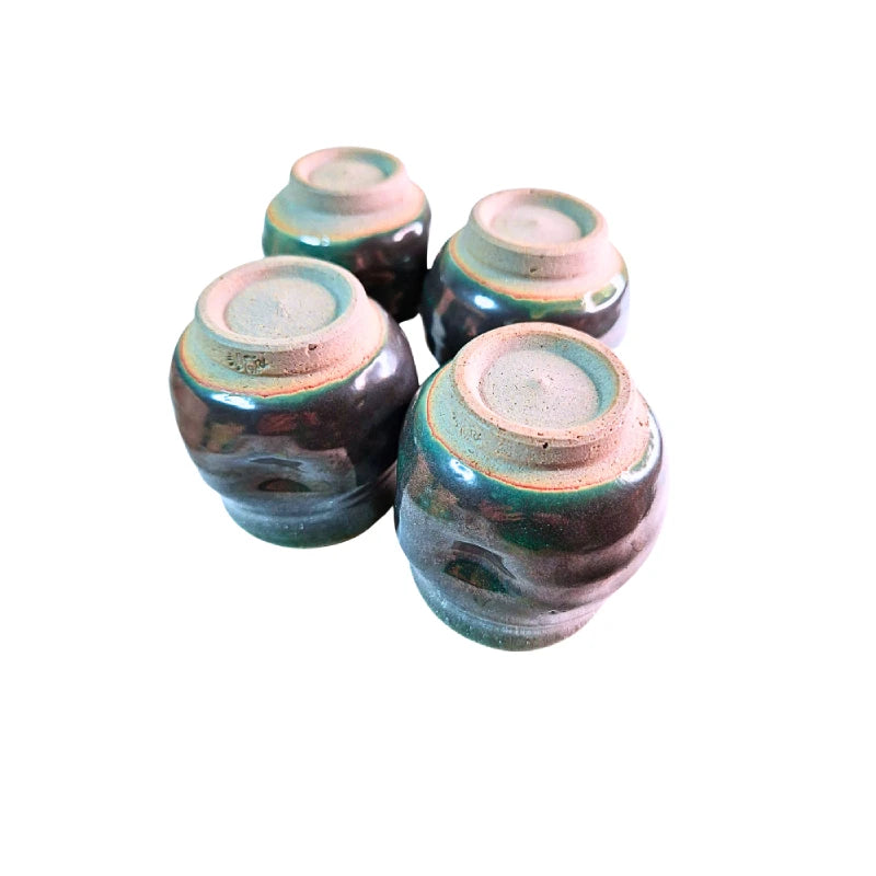 AGANO YAKI tetera japonesa yunomi cerámica yokode kyusu SET