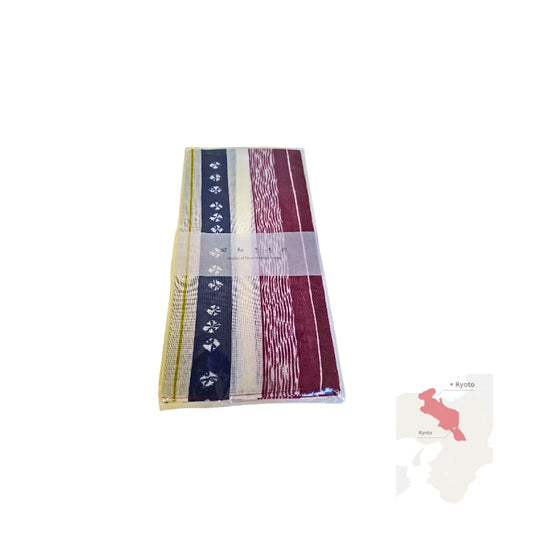 HANKACHI pañuelo estampado retro showa japonés fibra natural 100% algodón diseño KIMONO 50 x 50 cm