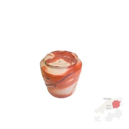 BIZEN YAKI vaso yunomi cerámica sin esmaltar HIDASUKI 100 ml