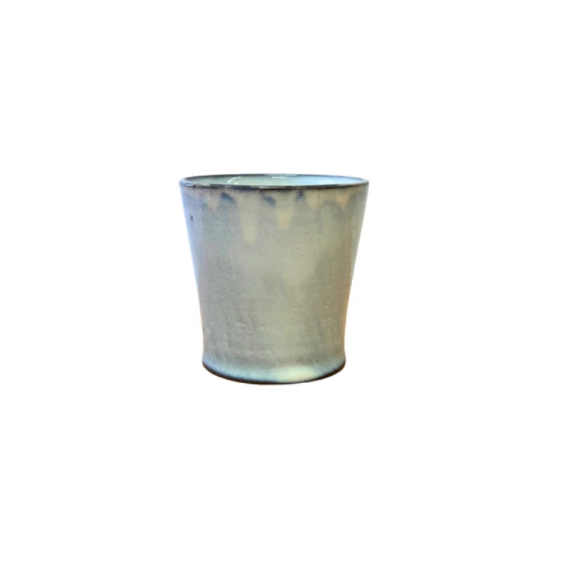 HAGI YAKI vaso yunomi cerámica porosa esmaltada shirahagi TENRYU 250 ml