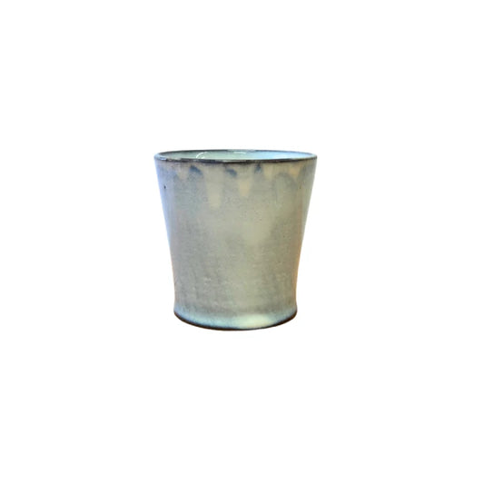 HAGI YAKI vaso yunomi cerámica porosa esmaltada shirahagi TENRYU 250 ml