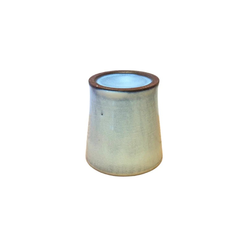 HAGI YAKI vaso yunomi cerámica porosa esmaltada shirahagi TENRYU 250 ml