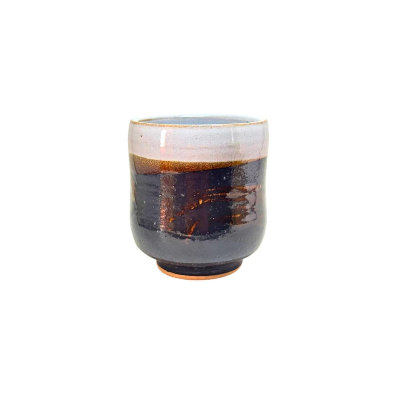 IWAMI YAKI vaso yunomi cerámica esmaltada tradicional 300 ml