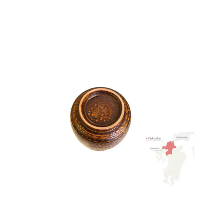TAKATORI YAKI vaso yunomi cerámica japonesa tradicional esmaltada Tohomura Touengama FUKUOKA 250 ml