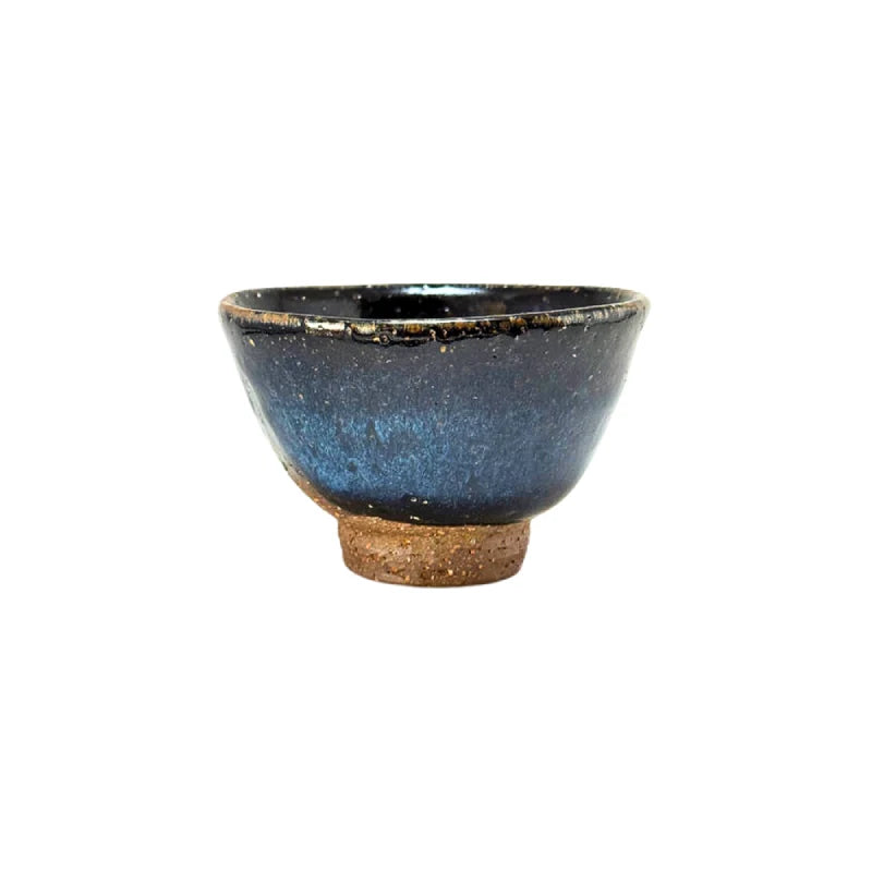 HAGI YAKI vaso yunomi cerámica esmaltada aohagi SEIGAN YAMANE 150 ml