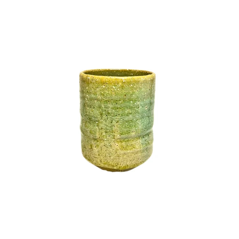 SUSA YAKI vaso yunomi cerámica esmaltada craquelada DOUSEN TSUCHITANI 250 ml