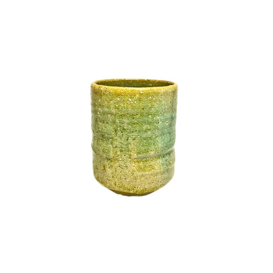 SUSA YAKI vaso yunomi cerámica esmaltada craquelada DOUSEN TSUCHITANI 250 ml