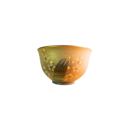 HASAMI YAKI vaso yunomi japonés sencha ume dorado NAGASAKI 125 ml