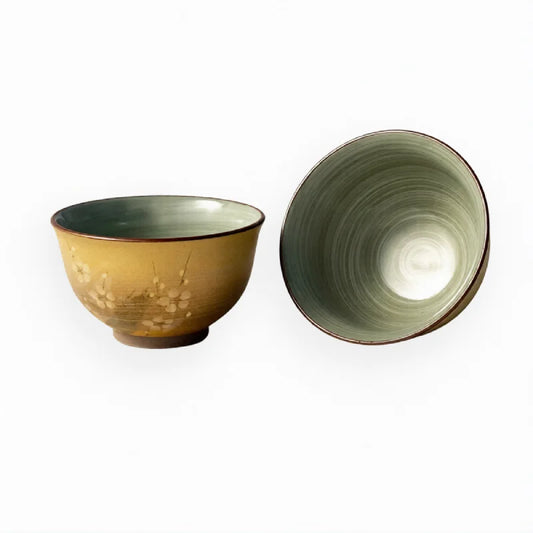 PREORDEN HASAMI YAKI vaso yunomi japonés sencha ume NAGASAKI