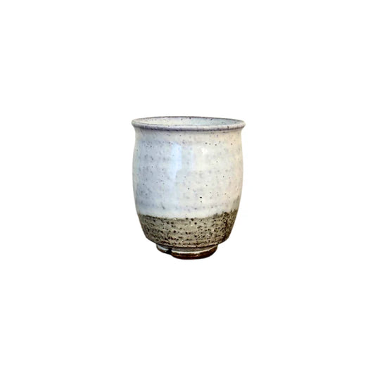 HAGI YAKI vaso yunomi cerámica esmaltada shirahagi YUKA MATSUO 250 ml