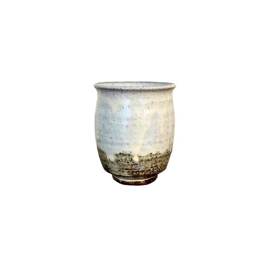 HAGI YAKI vaso yunomi cerámica esmaltada shirahagi YUKA MATSUO 250 ml