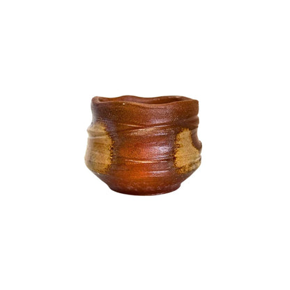 HAGI YAKI vaso yunomi guinomi sake cerámica esmalte natural terroso HIROTO ONO 100 ml