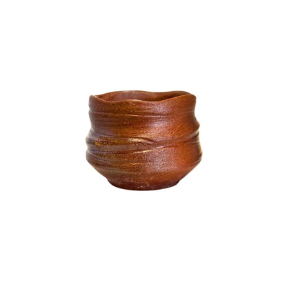 HAGI YAKI vaso yunomi guinomi sake cerámica esmalte natural terroso HIROTO ONO 100 ml