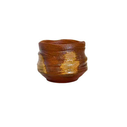 HAGI YAKI vaso yunomi guinomi sake cerámica esmalte natural terroso HIROTO ONO 100 ml