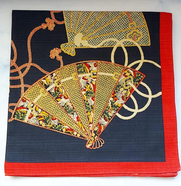 FUROSHIKI tela artesanal abanicos sensu 48 x 48 cm