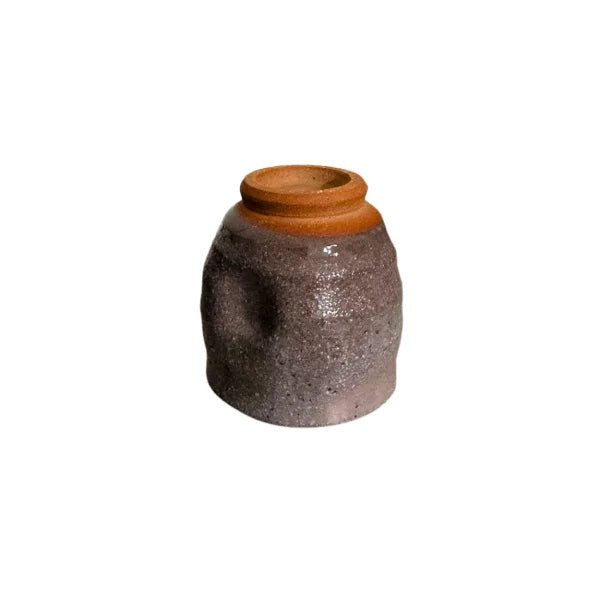 HAGI YAKI vaso yunomi Murasaki cerámica porosa HAGIDONO 150 ml