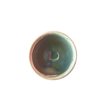 HAGI YAKI vaso yunomi Midori cerámica esmaltada HAGIDONO 150 ml
