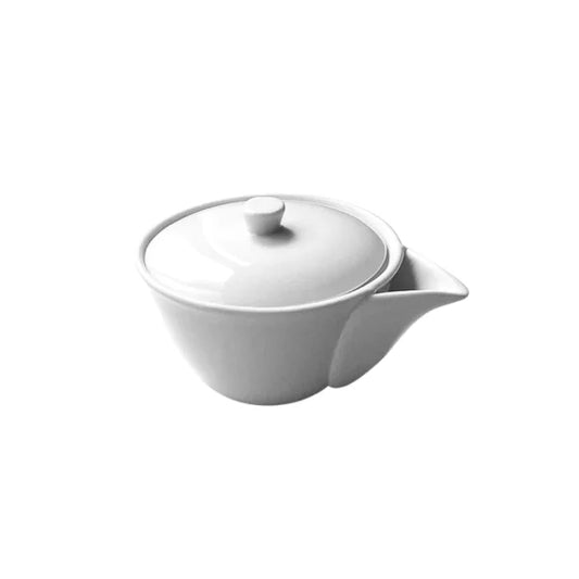 MINO YAKI tetera japonesa porcelana hohin SHIROI 270 ml