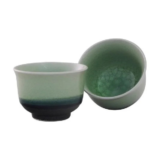 MINOYAKI vaso yunomi celadón degradado SEIJI