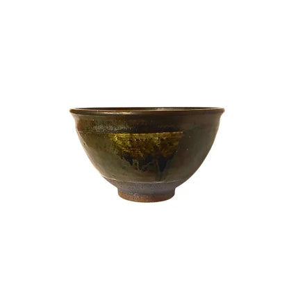 SETOYAKI MATCHA cuenco chawan tazón tenmoku KATO HIROSHIGE 300 ml