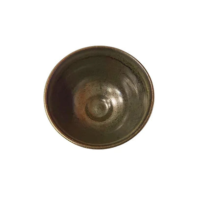 SETOYAKI MATCHA cuenco chawan tazón tenmoku KATO HIROSHIGE 300 ml