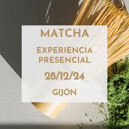 TALLER PRESENCIAL matcha japonés SESIÓN ÚNICA CRUDA