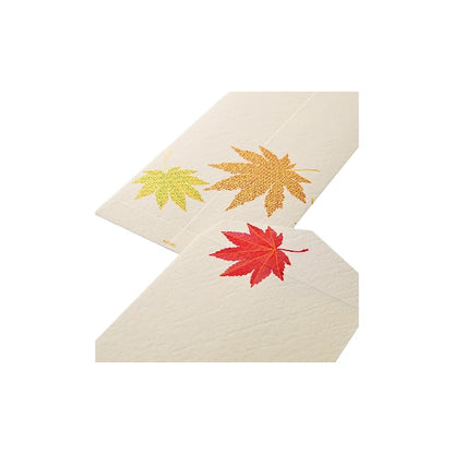 SET papelería japonesa papel cartas y sobres serie kami serie MIDORI