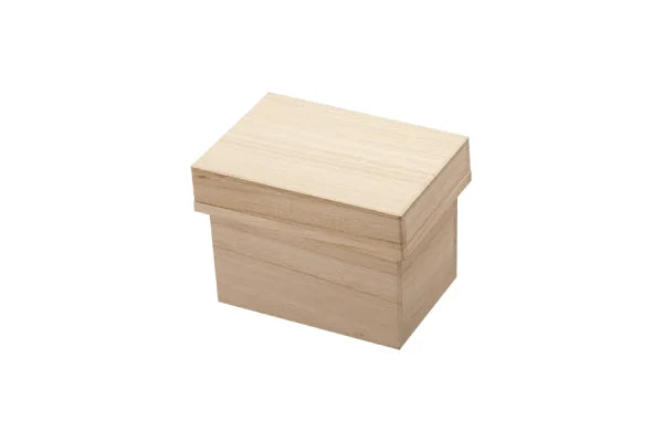 CHABAKO mini caja para té en madera de PAULONIA