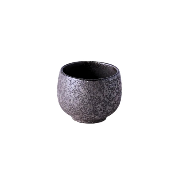 MINOYAKI sake set negro textura mate tokkuri ochoko GIFU