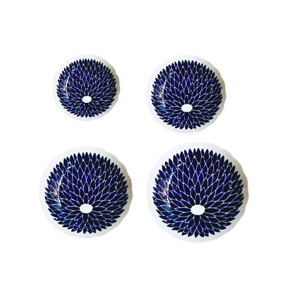 MINO YAKI vajilla japonesa porcelana artesanal KIKU