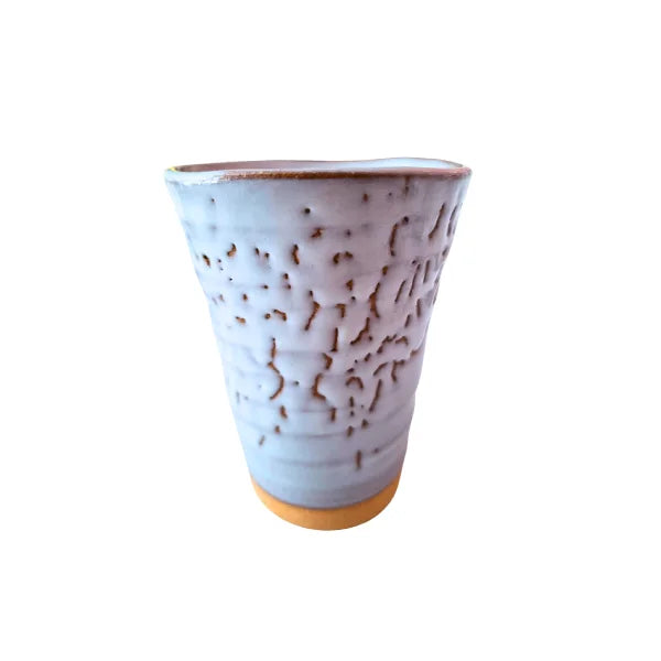HAGI YAKI vaso yunomi alto cerámica esmaltada ODAIBA 250 ml