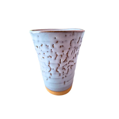 HAGI YAKI vaso yunomi alto cerámica esmaltada ODAIBA 250 ml
