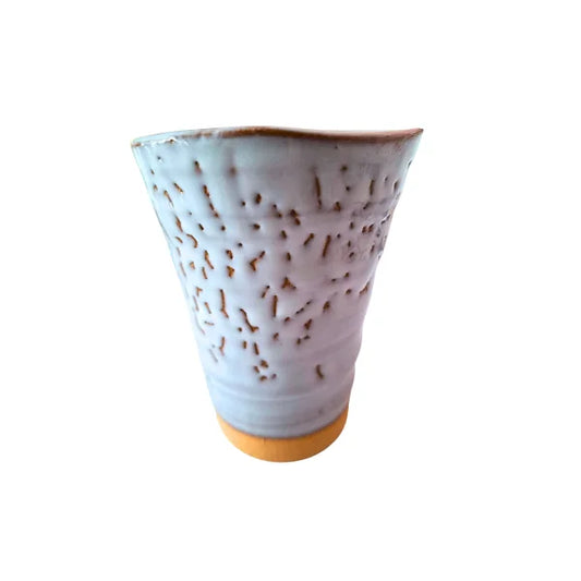 HAGI YAKI vaso yunomi alto cerámica esmaltada ODAIBA 250 ml