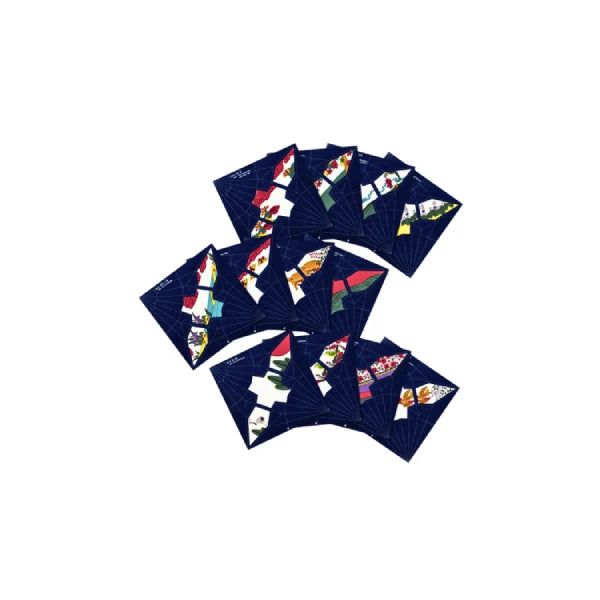 ORIGAMI auténtico papel japonés para papiroflexia UKIYOE HANAFUDA