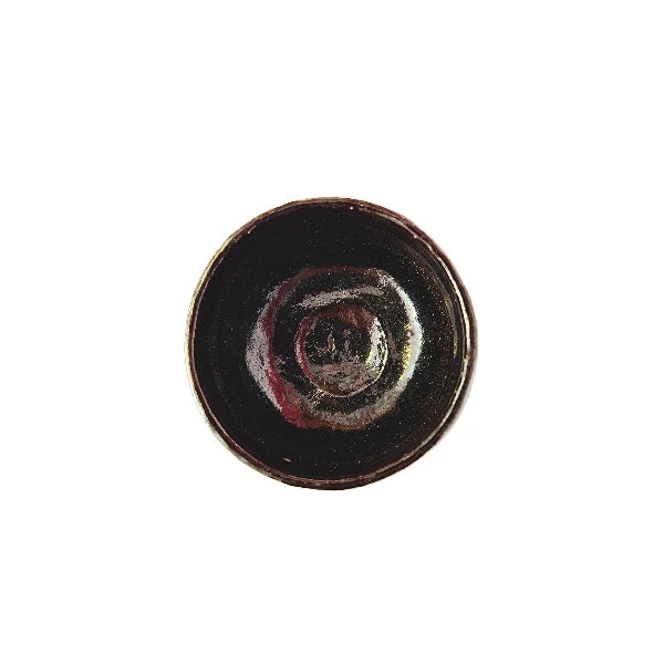 RAKU YAKI matcha chawan kuroraku bol tazón cerámica esmaltada 300 ml