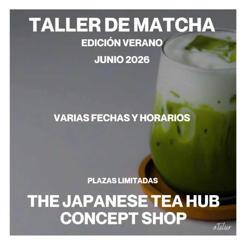 TALLER presencial té japonés matcha ESPECIAL VERANO