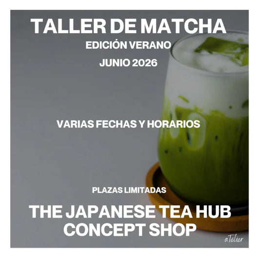 TALLER presencial té japonés matcha ESPECIAL VERANO