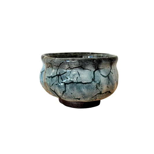 HAGI YAKI matcha chawan bol tazón cerámica esmaltada SEIGAN YAMANE 200 ml