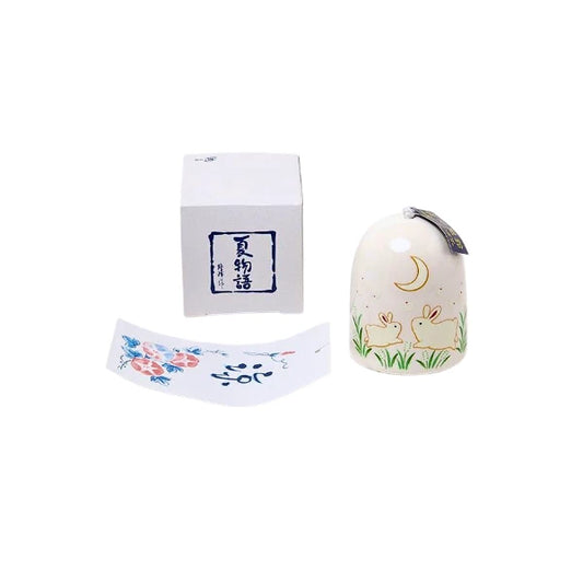 SETO YAKI campanilla cerámica de viento furin USAGI