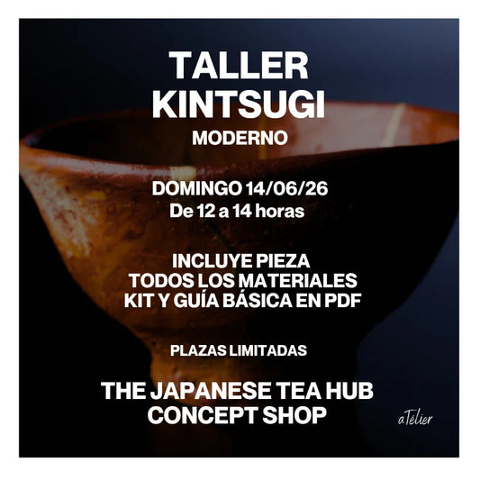TALLER presencial técnica japonesa reparación cerámica KINTSUGI