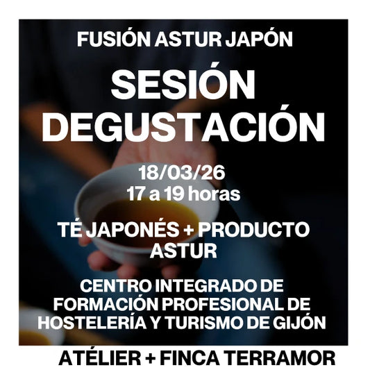 DEGUSTACIÓN presencial gratuita té japonés y producto asturiano GIJÓN