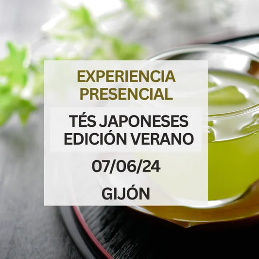 EXPERIENCIA presencial tés japoneses (edición verano)