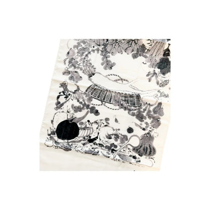 TENUGUI toalla japonesa gasa algodón tejido tradicional kendo SUMIE 34 x 88