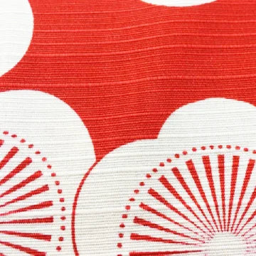 Pieza textil artesanal furoshiki ume 48 x 48 cm