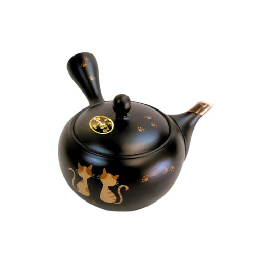 PREORDEN TOKONAME YAKI tetera japonesa yokode kyusu FUTARINEKO 400 ml