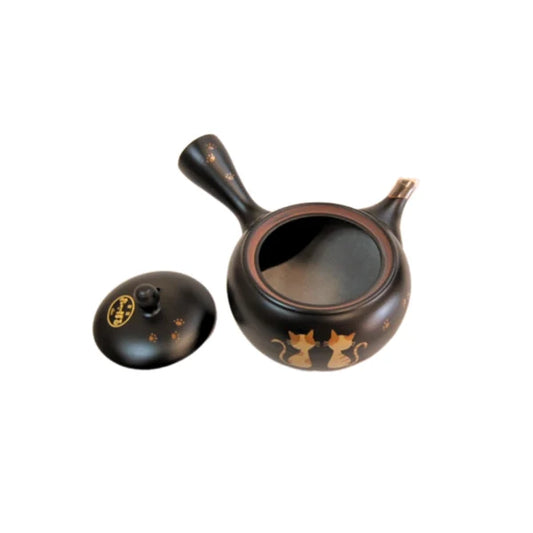PREORDEN TOKONAME YAKI tetera japonesa yokode kyusu FUTARINEKO 400 ml