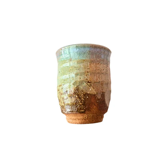 HAGI YAKI vaso yunomi cerámica esmalte Midori HAGIDONO 250 ml