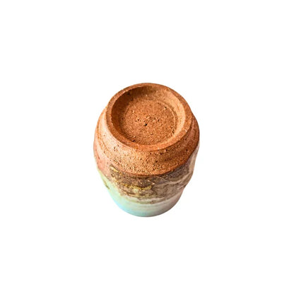 HAGI YAKI vaso yunomi cerámica esmalte Midori HAGIDONO 250 ml
