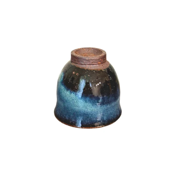 HAGI YAKI vaso yunomi Ginga cerámica esmaltada shirahagi SEIGAN YAMANE 150 ml